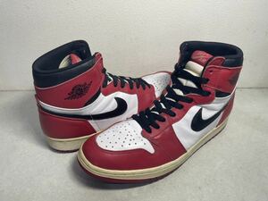 AIR JORDAN 1 воздушный Jordan 1 CHICAGO Chicago 94 год переиздание оригинал цвет US12 USED vintage