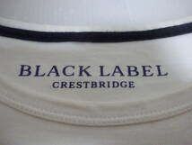 良品 BLACK LABEL CRESTBRIDGE ブラックレーベル・クレストブリッジ 長袖カットソー ホワイト 3_画像3