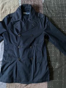 00s S ralph lauren ショート トレンチコート ラルフローレン vintage ビンテージ navy 紺