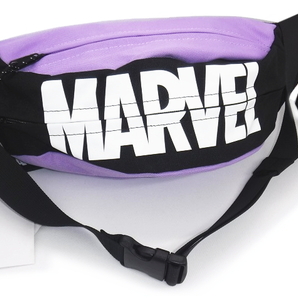 即決■★MARVEL マーベル★■ウエストバッグ・パープル