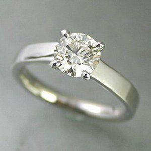 婚約指輪 安い ダイヤモンド リング 0.5カラット プラチナ 鑑定書付 0.541ct Fカラー　VVS2クラス 3EXカット H&C CGL