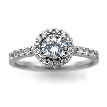 婚約指輪 ダイヤモンド 0.5カラット プラチナ 鑑定書付 0.519ct IカラーVS1クラス 3EXカット H&C CGL T0919-2532 HKER*0.5