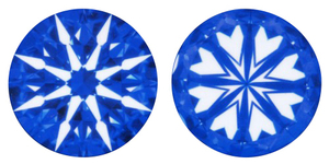  diamond loose 0.5 carat expert evidence attaching 0.595ct E color SI1 Class 3EX cut H&C CGL TOR0909 HKDL*0.5