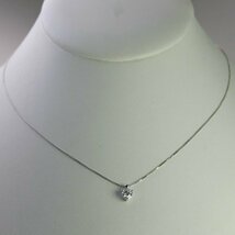 ダイヤモンド ネックレス プラチナ 一粒 0.5ｃｔ 鑑定書付 0.515ct Hカラー VVS2クラス 3EXカット H&C CGL TOR0994-3p KDP*P_画像2