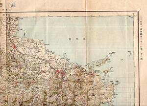 大正6年山田地図　大日本陸地測量部　宇治山田駅鉄道参宮線・鳥羽町・松阪町・名張町・長島町・尾鷲町等　三重県地図資料