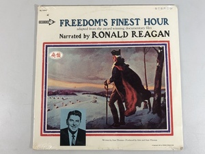 未開封 LP FREEDOM'S FINEST HOUR / RONALD REAGAN ロナルド・レーガン DL74943