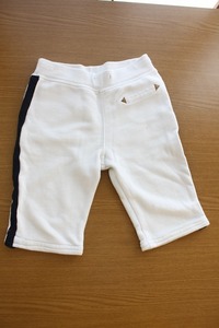 [ Boy * beautiful goods ] Uniqlo remake . sport . cut and sewn shorts 120cm white 