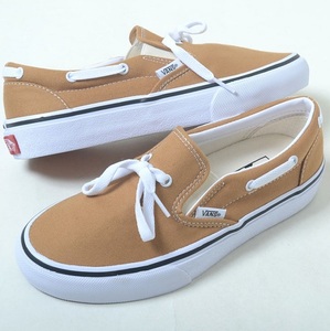  Vans 26.5.CALM Ray si-sinamonCINNAMON Van zLACEY canvas slip-on shoes US8.5