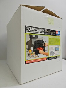 071Z158★【未使用品】TAMIYA/タミヤ スプレーワーク・ペインティングブースII (ツインファン) エアーブラシシステム No.34 塗装ブース