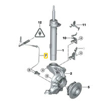 全国送料無料 SS004 スピードセンサー ABSセンサー BMW E90 E91 E92 E93 320i 323i 325i 328i 330i 335i フロント側 左右共通 34526760424_画像5