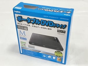 Logitec LDR-PMJ8U2LBK ポータブル DVDドライブ 家電 中古 未使用 H6700159