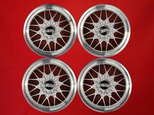 BBS RGII ホイール 4本 17インチ 8J/9J-17 PCD114.3 5穴 +45/+40 ハブ60 前後異サイズ クラウン マークX アルファード ヴェルファイアaa17