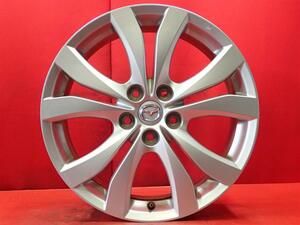 単品 純正 ホイール 1本 CX-7 ER3P 後期純正18inch ★ 7.5J-18 PCD114.3 5穴 +50 ハブ67 ★ 9965157580 ja18