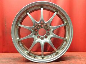 【 鍛造 軽量 】 単品 社外 ホイール 1本 VOLK RACING ボルクレーシング CE28N ★ 7.5J-17 PCD100 ＋50 ハブ65 ★ ja17