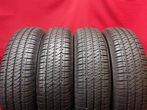 中古タイヤ 195/80R15 96S 4本セット ブリヂストン デューラー H/T684II BRIDGESTONE DUELER H/T684II 9分山 ホーミーコーチ