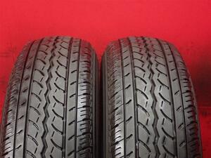 タイヤ2本 《 ヨコハマ 》 ジョブRY52 [ 195/80R15 103/101L ]8.5分山★ 商用車 ハイエース キャラバン コモ n15