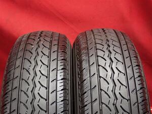 タイヤ2本 《 ヨコハマ 》 ジョブRY52 [ 195/80R15 103/101L ]8分山★ 商用車 ハイエース キャラバン コモ n15