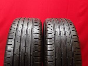 タイヤ 2本 《 コンチネンタル CONTINENTAL 》 ContiEcoContact コンチエココンタクト 5 [ 205/55R17 95V ] 9分山 n17