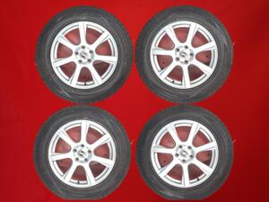 スタッドレス 7スポークタイプ1P+ダンロップウィンターMAXXSJ8 225/65R18 9/8.5分山★ムラーノに！stwt18