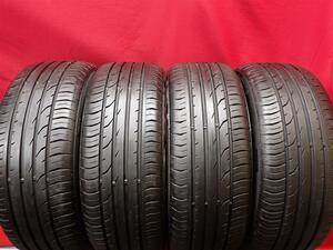 中古タイヤ 205/50R17 89W 4本セット コンチネンタル コンチ プレミアム コンタクト2 SSR CONTINENTAL ContiSportContact 2 SSR 7.5分山