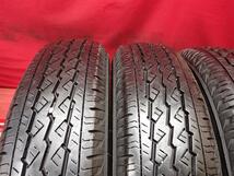 中古タイヤ 155/80R14 88/86N 4本セット ブリヂストン V600 BRIDGESTONE V600 8.5分山 プロボックス_画像6