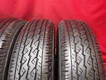 中古タイヤ 155/80R14 88/86N 4本セット ブリヂストン V600 BRIDGESTONE V600 8.5分山 プロボックス_画像7