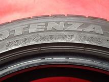 単品 タイヤ 1本 《 ブリヂストン BRIDGESTONE 》 POTENZA ポテンザ RE050A RFT ランフラットタイヤ [ 205/45R17 84W ] 8分山 ★ n17_画像8