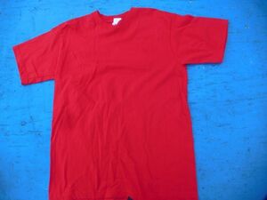 T-shits Tシャツ AZno.191 CASTROKNIGHT 赤L 綿100 上着 古着　used ティーシャツ　