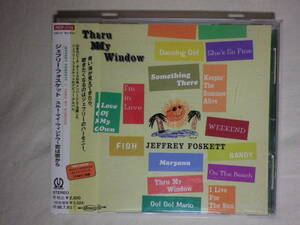 『Jeffrey Foskett/Thru My Window+2(1996)』(1996年発売,PICP-1115,1st,廃盤,国内盤帯付,歌詞対訳付,Beach Boys,Brian Wilson)