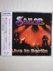 『Sailor/Live In Berlin(2002)』(2002年発売,VSCD-1945,国内盤帯付,日本語解説付,1995年再結成ライブ・アルバム,グラム・ロック)