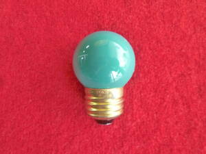 カラー小丸電球　ナショナル・110V2C・G / 緑色 E26口金　１個パック　未使用品 ◎