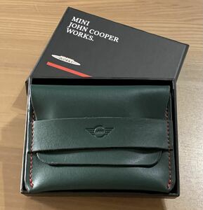 ★BMW MINI オリジナル・カードケース★ 牛革 JOHN COOPER WORKS. コインケース 未使用 非売品