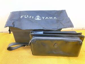 貴重 FUJI TAKA フジタカ セカンドバッグ ポーチ クラッチバッグ レザー