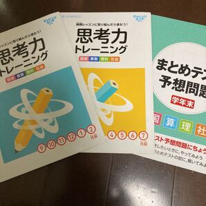 チャレンジ5年生 思考力トレーニング まとめテスト 3点セット
