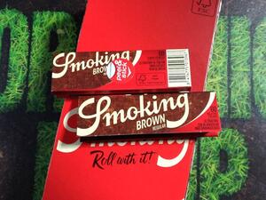 スペイン スモーキングブラウン 2箱 100個 ペーパー 送料無料☆ 無漂白 手巻きタバコ用 smoking brown
