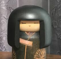 創作こけし　関口三作　13.7cm　Sosaku Kokeshi doll by Sekiguchi Sansaku #K2213_画像2