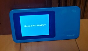 Speed Wi-Fi NEXT W01 ブルー