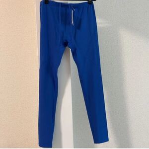 ロングインナースパッツ Lサイズ メンズ 青ブルー