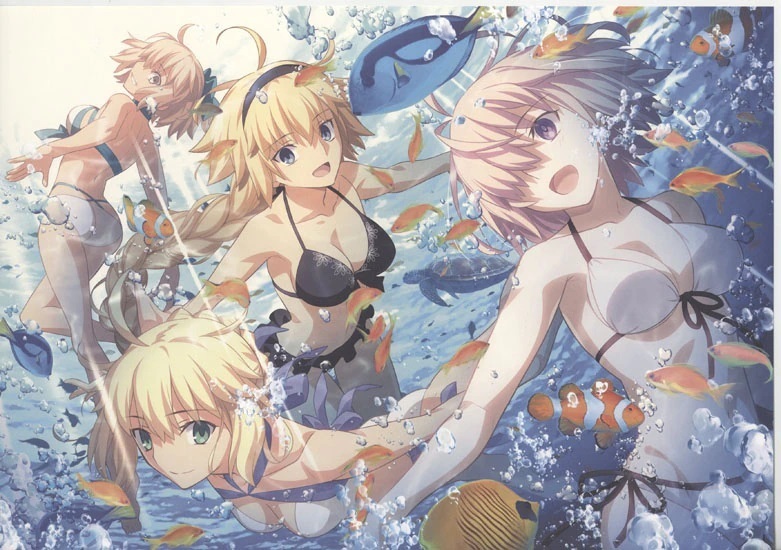 Takashi Takeuchi Reproduktion Originalkunst Fate/Grand Order ♯ Fate Painting Illustration, Kunst, Unterhaltung, Animation, Originalbild, Sammlung von Einstellungsmaterial