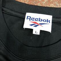 reebok リーボック 半袖ドライTシャツ 黒 L 八f1_画像2