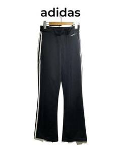●美品 adidas アディダス CLIMALITE ジャージパンツ 黒 ブラック SizeM スポーツウエア ランニング ウォーキング トレーニング