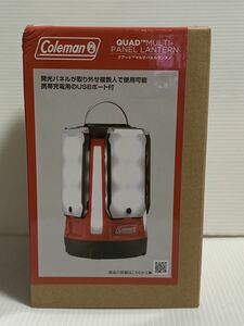 ☆未使用 Coleman コールマン クアッド マルチパネルランタン 2000031270 LED ランタン アウトドア キャンプ アウトドアグッズ 防災グッズ