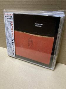 PROMO！美盤CD帯付！レディオヘッド Radiohead / Amnesiac アムニージアック Toshiba TOCP-65800 見本盤 SAMPLE JAPAN 1ST PRESS NM OBI