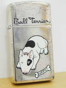 ZIPPO ジッポー　Bull Terrier　ブル・テリア　1997年製　スリム ライター