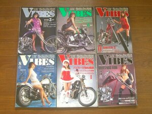 VIBESba Eve z Harley Davidson life magazine 2000~2006 year 12 pcs. AA4