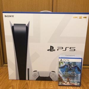 PlayStation5(PS5)本体ディスクドライブ搭載モデルHorizonForbiddenWestセット