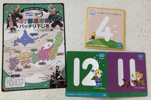 こどもちゃれんじほっぷ　３・４歳用できた体験DVＤ４月号＆１１・１２月号★鬼滅の刃都道府県ばっちりしたじき