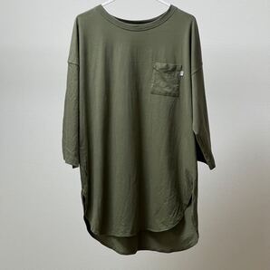 大きいサイズ 4L 七分丈 Tシャツ 腰回りがカバー出来るミディアムショート丈 ヒップカバー