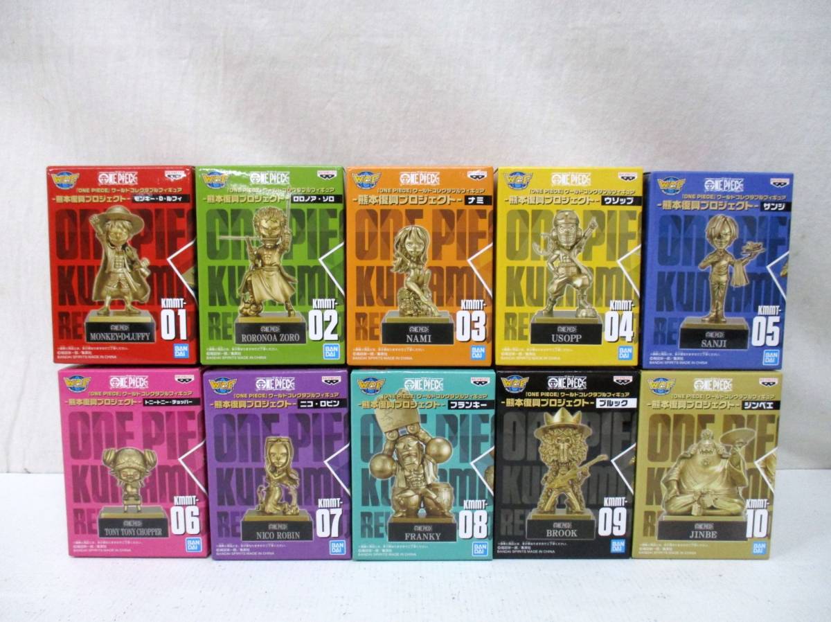ワンピース ワールドコレクタブル ワーコレ 熊本 銅像ミニフィギュア ゾロ 2個 Texstyle Dk