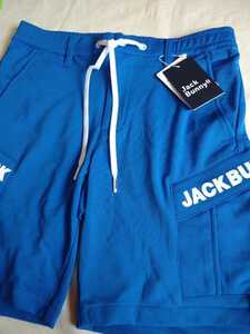 ブルー ショートパンツ 5サイズL ジャックバニー ゴルフ メンズウェア 新品
